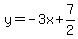 y=-3x%2B7%2F2