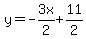 y=-3x%2F2%2B11%2F2