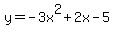 y=-3x%5E2%2B2x-5