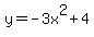 y=-3x%5E2%2B4