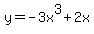 y=-3x%5E3%2B2x