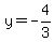 y=-4%2F3