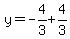 y=-4%2F3%2B4%2F3