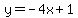 y=-4x%2B1