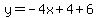 y=-4x%2B4%2B6