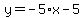 y=-5%2Ax-5