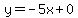 y=-5x%2B0
