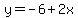 y=-6%2B2x