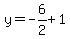 y=-6%2F2%2B1