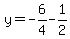 y=-6%2F4-1%2F2