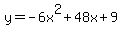 y=-6+x%5E2%2B48+x%2B9