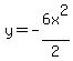 y=-6x%5E2%2F2