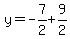y=-7%2F2%2B9%2F2