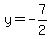 y=-7%2F2+