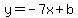 y=-7x%2Bb