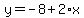 y=-8%2B2%2Ax