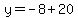 y=-8%2B20