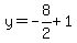 y=-8%2F2%2B1