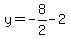y=-8%2F2-2