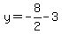 y=-8%2F2-3