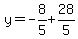 y=-8%2F5%2B28%2F5