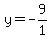 y=-9%2F1
