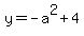 y=-a%5E2%2B4
