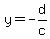 y=-d%2Fc