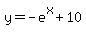 y=-e%5Ex%2B10