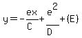 y=-ex%2F%28C%29+%2B+e%5E2%2F%28D%29+%2B+%28E%29