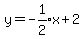 y=-expr%281%2F2%29x%2B2