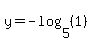 y=-log%285%2C%281%29%29
