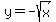 y=-sqrt%28x%29