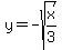 y=-sqrt%28x%2F3%29