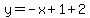 y=-x%2B1%2B2