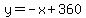 y=-x%2B360