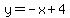 y=-x%2B4