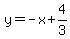 y=-x%2B4%2F3