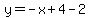y=-x%2B4-2