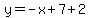 y=-x%2B7%2B2