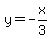 y=-x%2F3