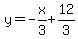 y=-x%2F3%2B12%2F3