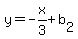 y=-x%2F3%2Bb%5B2%5D