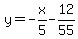 y=-x%2F5-12%2F55