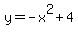 y=-x%5E2%2B+4