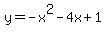 y=-x%5E2-4x%2B1