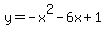 y=-x%5E2-6x%2B1