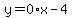 y=0%2Ax-4