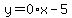 y=0%2Ax-5