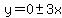 y=0%2B-+3x